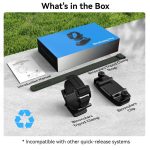 APEXEL BinoClamp Pro Schnellwechsel-Fernglashalterungssatz 360-Grad-Schwenk-Fernglashalter aus Aluminium – Bild 12