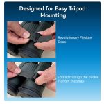 APEXEL BinoClamp Pro Schnellwechsel-Fernglashalterungssatz 360-Grad-Schwenk-Fernglashalter aus Aluminium – Bild 7