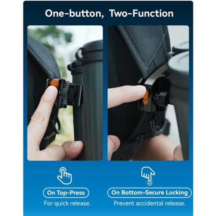 APEXEL BinoClamp Pro Schnellwechsel-Fernglashalterungssatz 360-Grad-Schwenk-Fernglashalter aus Aluminium – Bild 8