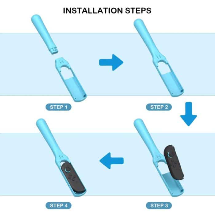 Für Nintendo Switch 2 Joy-Con 1 Paar Baseballschlägergriff Sportspielzubehör – Bild 5