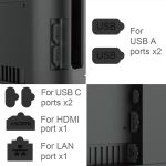 Für Nintendo Switch 2 IPega 6-in-1 Präzisions-Staubstöpsel-Set Multi-Port-Schutz-Kit – Bild 3