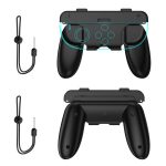 For Nintendo Switch 2 Joy-Con Controllers  2-in-1 Detachable Grip for Dual/Single-Hand Use