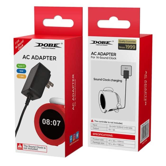 Für Nintendo Sound Clock Alarmo DOBE 15W Langsam Ladegerät Power Adapter Ersatz AC Ladegerät UNS Stecker – Bild 5