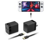 DOBE 45W GaN Schnellladegerät für Nintendo Switch 2/Switch OLED/Switch/Switch Lite USB-C Ladegerät US-Stecker