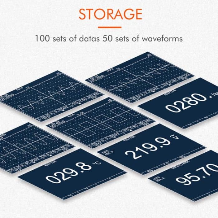 Oscilloscope Multimeter 200Msps Sampling Rate 40MHz Oscilloscope + Multimeter 2 In 1, ET827 – Bild 9