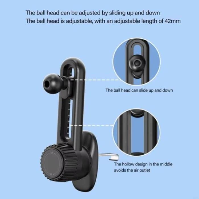 Car Air Outlet Bracket Base, Fixed, Adjustable – Bild 8