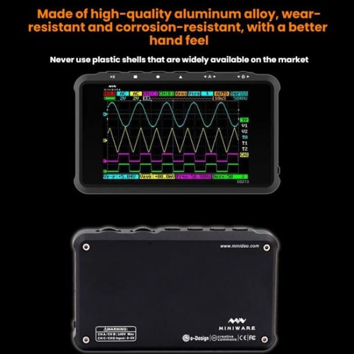 Mini Handheld Digital Storage Four-channel Automobile Maintenance Oscilloscope, DS213 – Bild 7