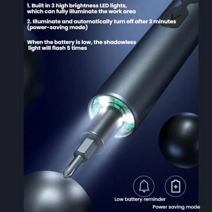 Electric Screwdriver Set With USB Multi-function Mini Charging Station, 29 in 1 – Bild 3