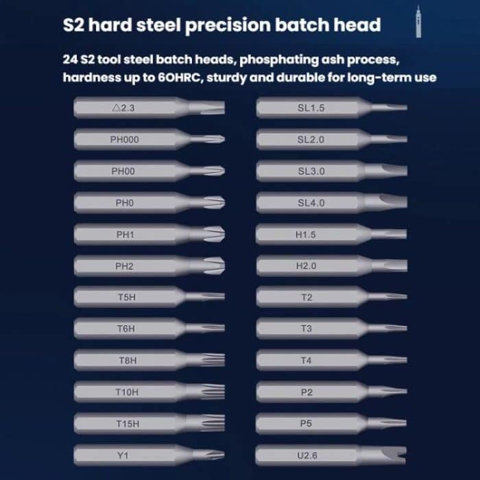 Electric Screwdriver Set With USB Multi-function Mini Charging Station, 29 in 1 – Bild 7