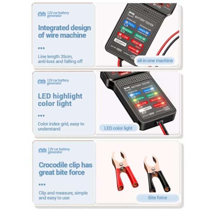 ANENG High-Precision Automobile Battery Tester, BT172 – Bild 7