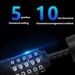105cm Bicycle Chain Lock 5 Digit Combination Lock, 5 Digit – Bild 6