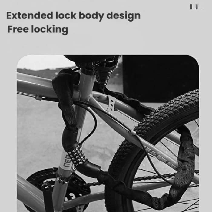 105cm Bicycle Chain Lock 5 Digit Combination Lock, 5 Digit – Bild 9