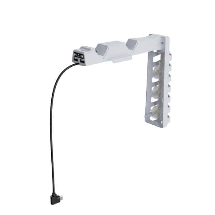 TBD0606116901A.jpg For PS5 Slim Controller 2-in-1 Charging Station Cooling Fan With RGB Lighting – Bild 1