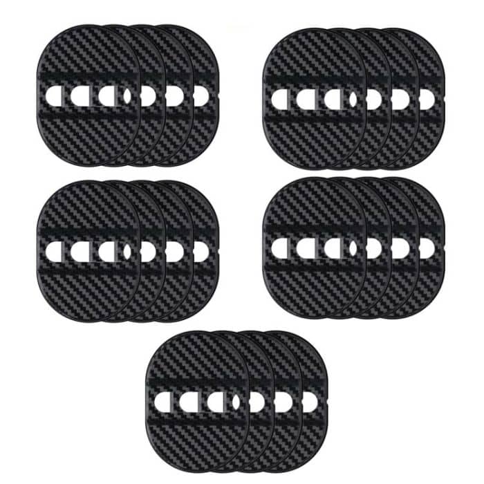 TBD0606122201A.jpg 5sets Door Latch Protector Plastic Door Latch Cover Shock Absorbing Noise Reducing Soundproofing Adhesive Sticker – Bild 1