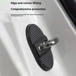5sets Door Latch Protector Plastic Door Latch Cover Shock Absorbing Noise Reducing Soundproofing Adhesive Sticker – Bild 4
