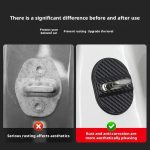 5sets Door Latch Protector Plastic Door Latch Cover Shock Absorbing Noise Reducing Soundproofing Adhesive Sticker – Bild 7