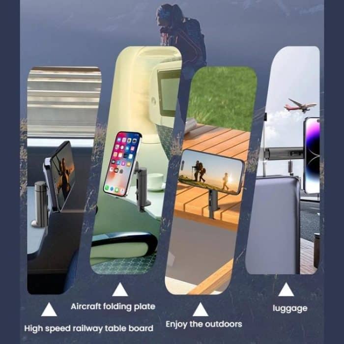 Portable High-speed Rail Airplane Dining Table Mobile Phone Holder, 2306+2402, 109B+2402 – Bild 7