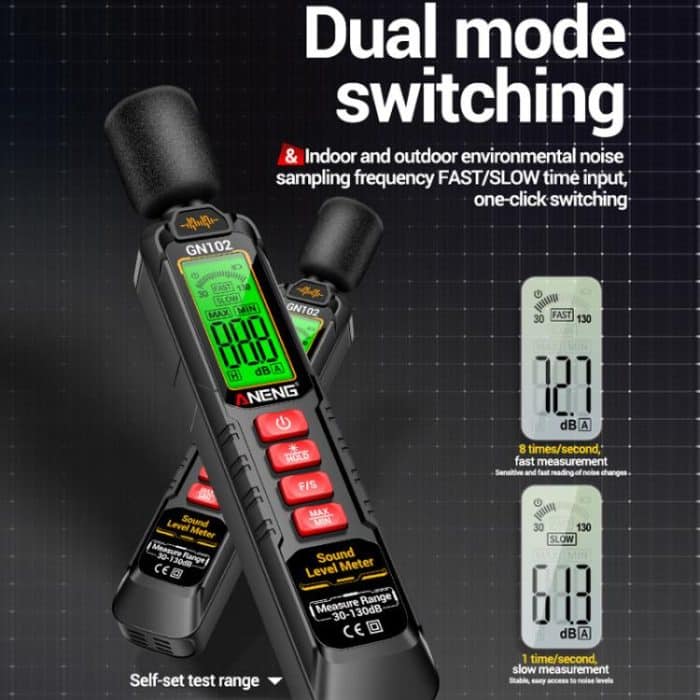 ANENG Sound Decibel Tester Volume Sound Level Noise Meter – Bild 6