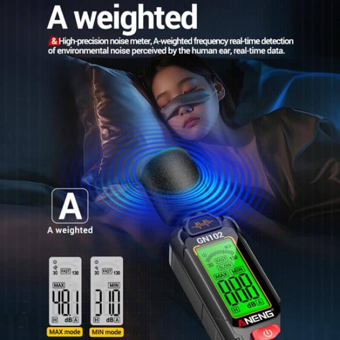 ANENG Sound Decibel Tester Volume Sound Level Noise Meter – Bild 7