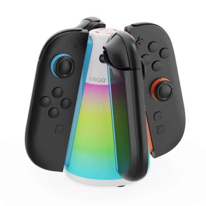 Für Nintendo Switch 2 Joy-Con-Controller IPEGA 4-in-1-Ladedock Quad-Ladestation mit RGB-Licht – Bild 2