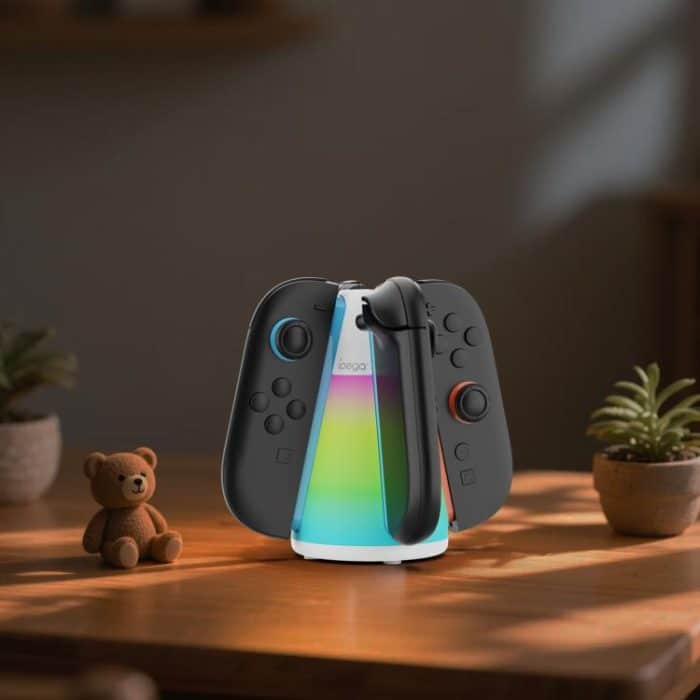 Für Nintendo Switch 2 Joy-Con-Controller IPEGA 4-in-1-Ladedock Quad-Ladestation mit RGB-Licht – Bild 5