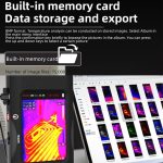 BSIDE SH9 Infrared Thermal Imaging Multimeter Touchscreen High-Definition Thermal Imaging Thermometer Electrical Floor Heating Inspection, Standard, Standard+Flexible Coil, Standard+Macro Lens, Standard+Macro Lens+Flexible Coil – Bild 6