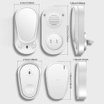 ANENG Home Intelligent Electronic Remote Control Waterproof Wireless Doorbell, One Press One Ring, One Press Two Rings, Two Presses One Ring – Bild 3