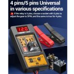 ANENG 12V/24V Car Battery Relay Four-Pin Digital Display Tester – Bild 7