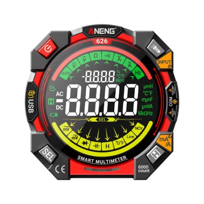 TBD0606126401A.jpg ANENG Intelligent High-precision Double-tube Fuse Digital Multimeter, 626 – Bild 1