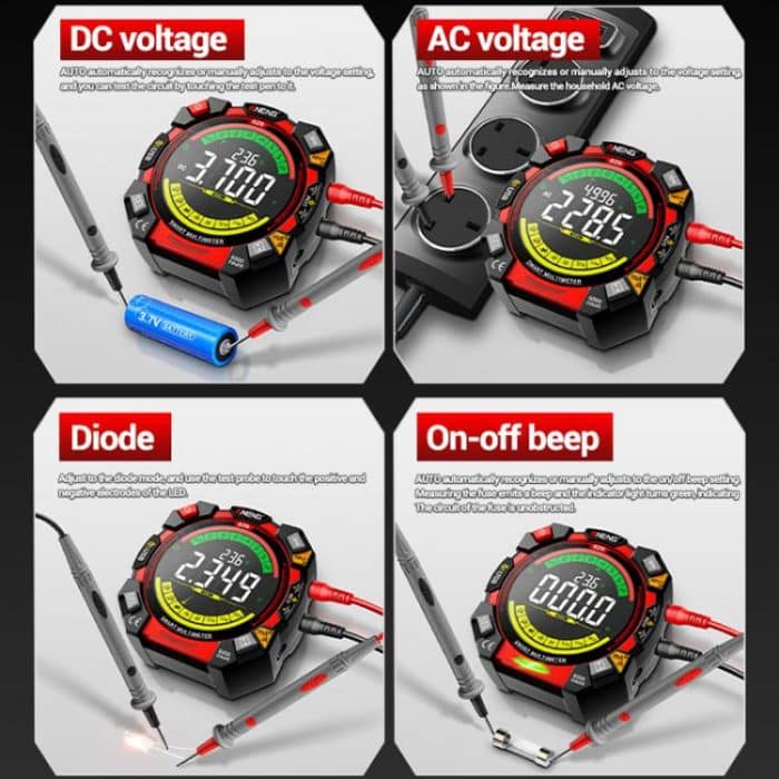 ANENG Intelligent High-precision Double-tube Fuse Digital Multimeter, 626 – Bild 10