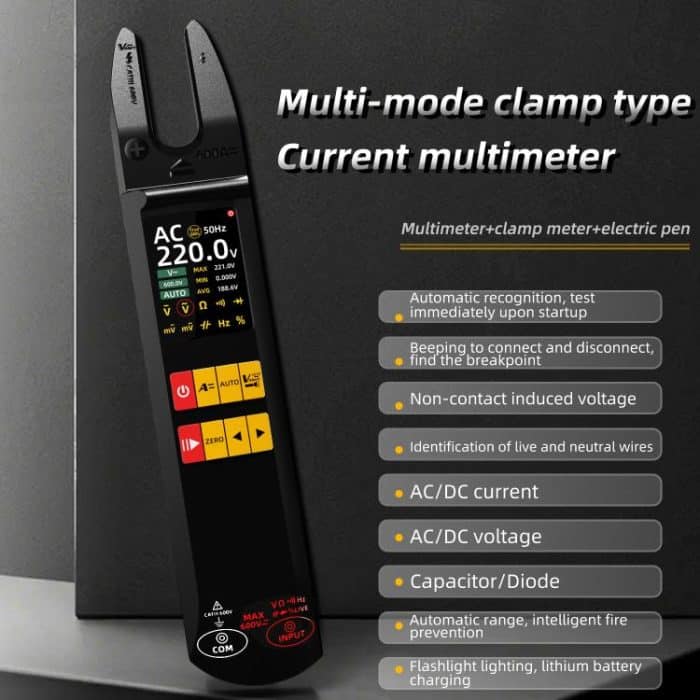600A Intelligent High-Precision Clamp Meter U-Type Multimeter, U5 – Bild 2