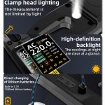 600A Intelligent High-Precision Clamp Meter U-Type Multimeter, U5 – Bild 9