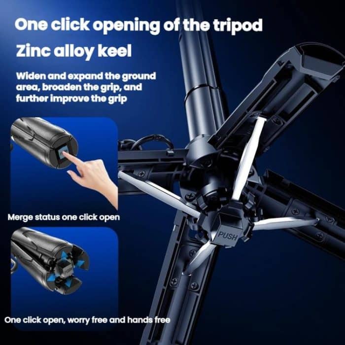 Portable Retractable Bluetooth Selfie Stick For Mobile Phones, P15-H1 Black, P15-H1 White, P15-H2 Black, P15-H2 White – Bild 4