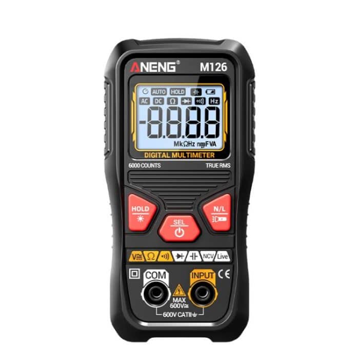 TBD0606127701A.jpg ANENG Anti-burn Electrical Digital Display Fully Automatic Digital Multimeter, M126 – Bild 1