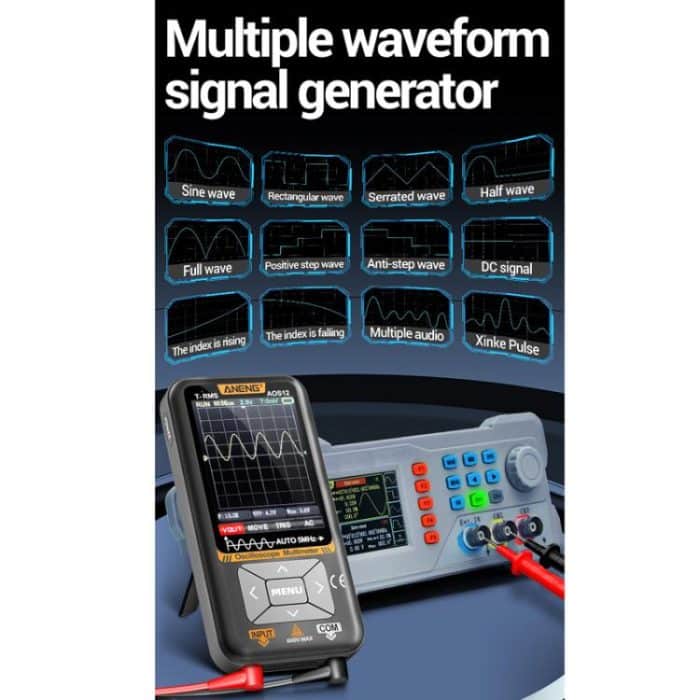 ANENG 2 In 1 Handheld Color Screen Oscilloscope Digital Multimeter, AOS12 – Bild 3