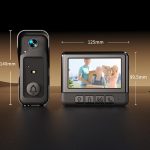 X6 Home Intelligente drahtlose Infrarot-Nachtsicht-Video-Türklingel mit 4,3-Zoll-Display, Black+64G, X6 – Bild 2