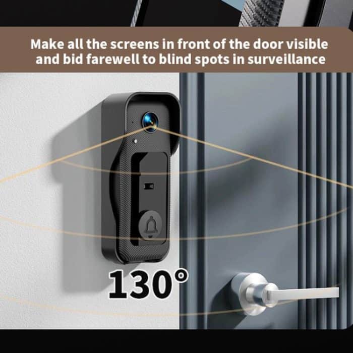 X6 Home Intelligente drahtlose Infrarot-Nachtsicht-Video-Türklingel mit 4,3-Zoll-Display, Black+64G, X6 – Bild 4
