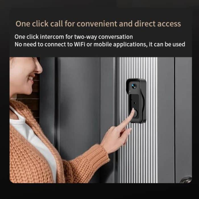 X6 Home Intelligente drahtlose Infrarot-Nachtsicht-Video-Türklingel mit 4,3-Zoll-Display, Black+64G, X6 – Bild 5