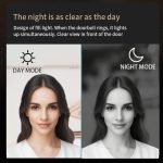 X6 Home Intelligente drahtlose Infrarot-Nachtsicht-Video-Türklingel mit 4,3-Zoll-Display, Black+64G, X6 – Bild 7