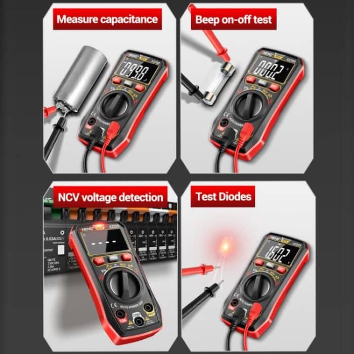 ANENG High-precision Maintenance Multi-function Digital Display Multimeter, SZ202 Red, SZ202 Black – Bild 11