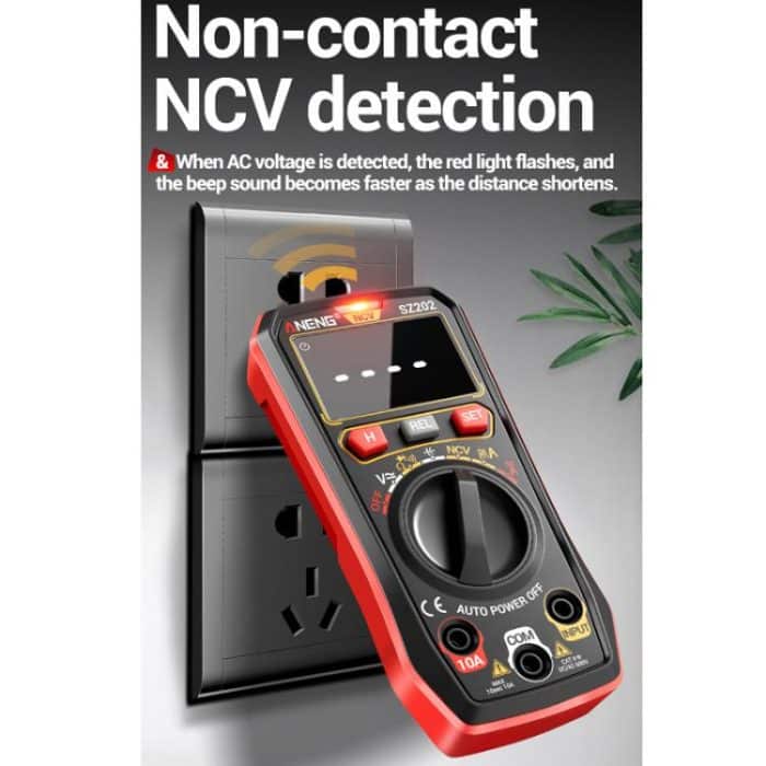 ANENG High-precision Maintenance Multi-function Digital Display Multimeter, SZ202 Red, SZ202 Black – Bild 4