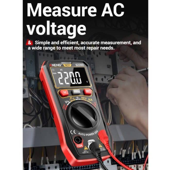 ANENG High-precision Maintenance Multi-function Digital Display Multimeter, SZ202 Red, SZ202 Black – Bild 5