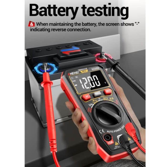 ANENG High-precision Maintenance Multi-function Digital Display Multimeter, SZ202 Red, SZ202 Black – Bild 6