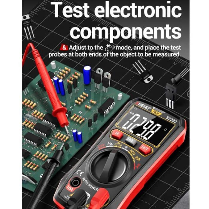 ANENG High-precision Maintenance Multi-function Digital Display Multimeter, SZ202 Red, SZ202 Black – Bild 7