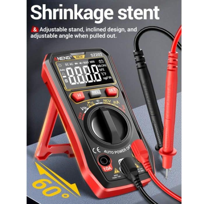 ANENG High-precision Maintenance Multi-function Digital Display Multimeter, SZ202 Red, SZ202 Black – Bild 8