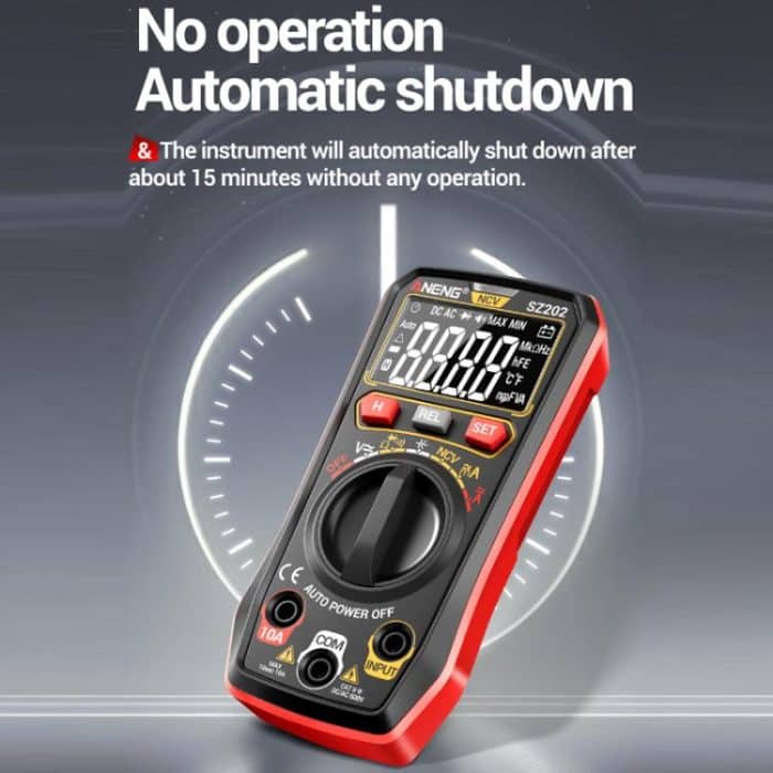 ANENG High-precision Maintenance Multi-function Digital Display Multimeter, SZ202 Red, SZ202 Black – Bild 9