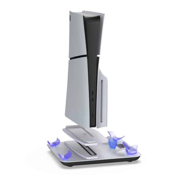 Für PS5 / PS5 Slim / PS VR2 DOBE TP5-3550 Spielkonsole Kühlbasis Controller Ladeständer + Kopfhörerhalter – Bild 4