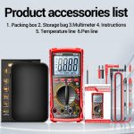 ANENG 2000V High Voltage High Precision Photovoltaic Digital Multimeter, SZ28 Red, SZ28 Black – Bild 11