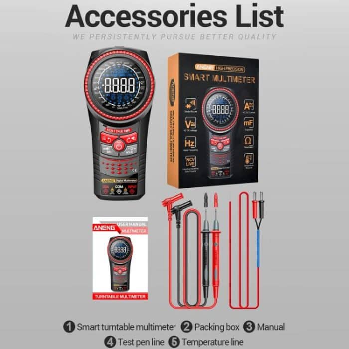 ANENG Portable High-precision Rotating Disk Intelligent Fully Automatic Multimeter, SZ312 – Bild 10