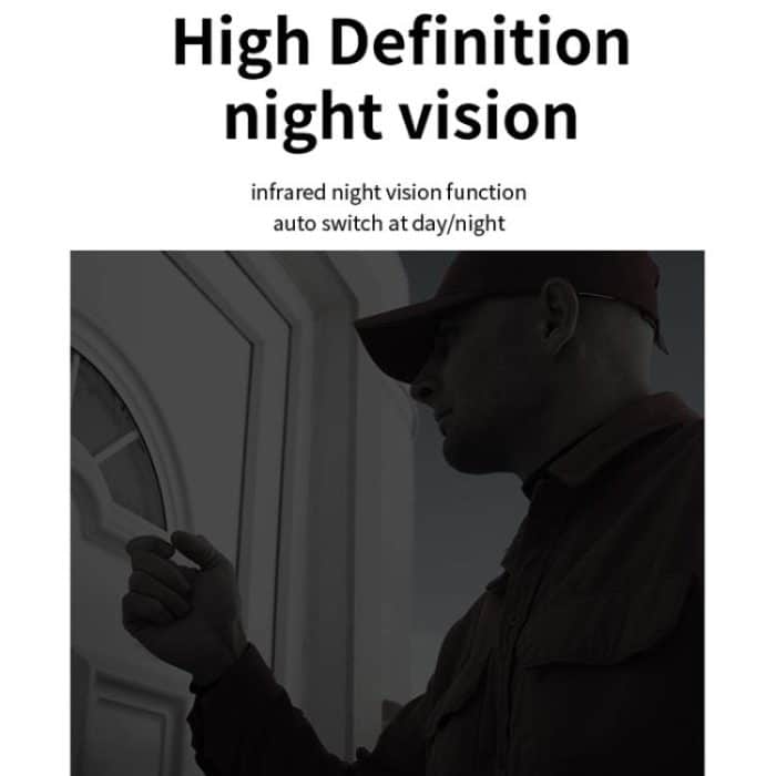 Smart Remote Home Night Vision Capture Monitoring Video Doorbell, D9 – Bild 8